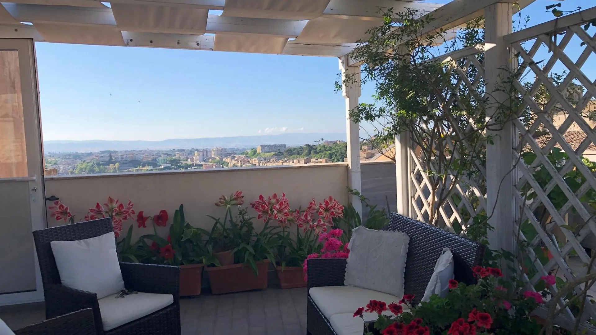Apartmán Attico Da Rosa Con Vista Spettacolare A 360 Gradi Caltagirone
